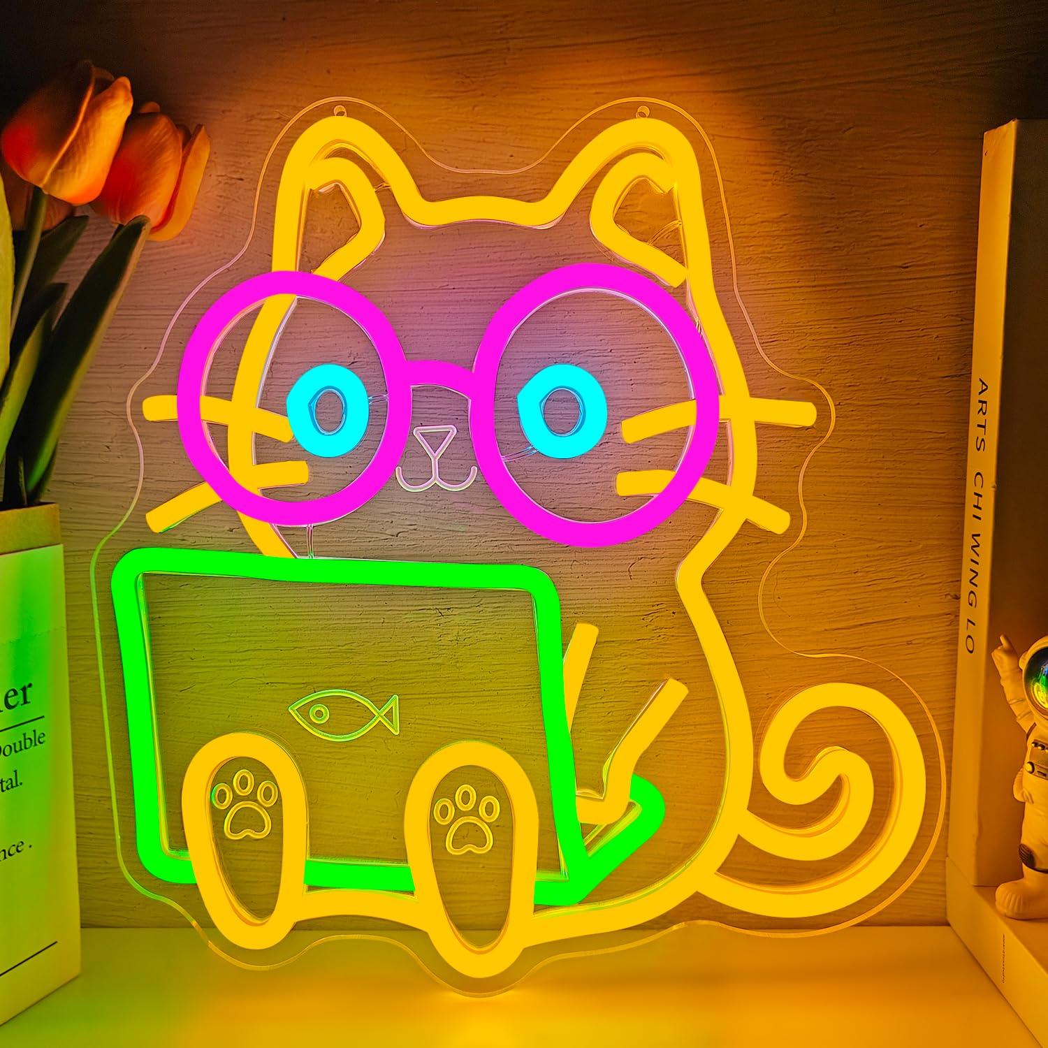 Tech Office Wall Decor - Lampu LED USB Neon Sign Laptop