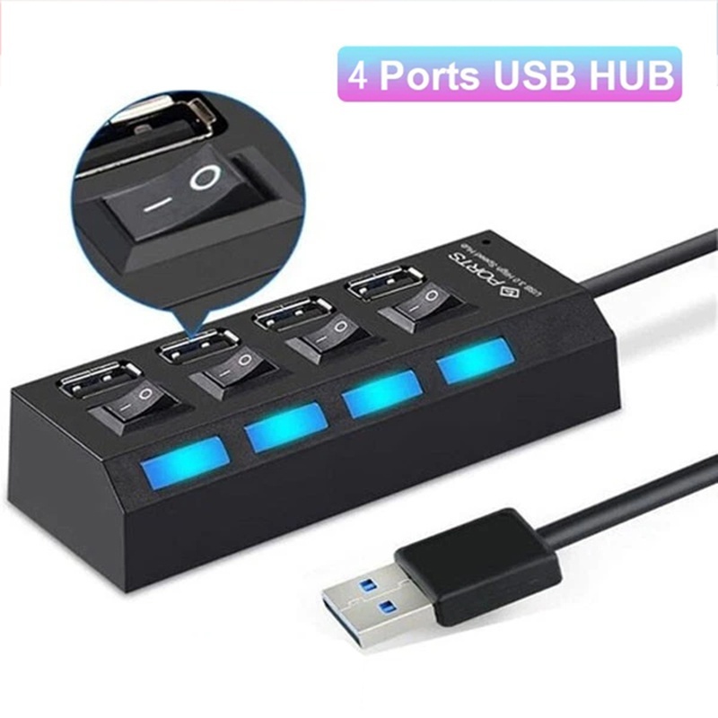 Multi Port Usb Hub - 4 In 1 USB HUB USB