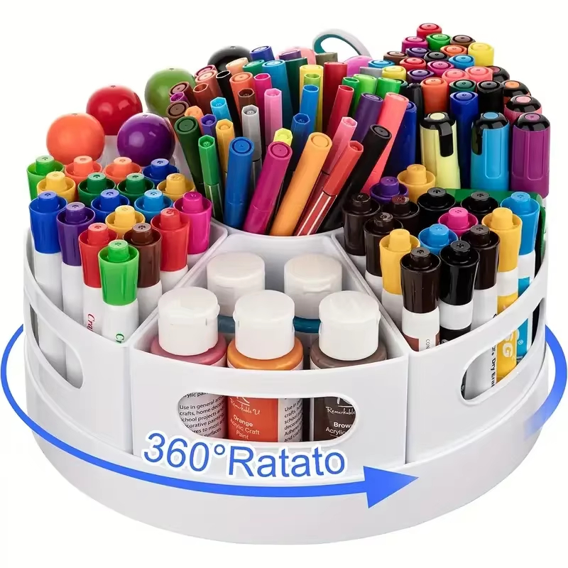 360 °   Organizer Meja Putar D - Office Tech Accessories ulasan dan harga