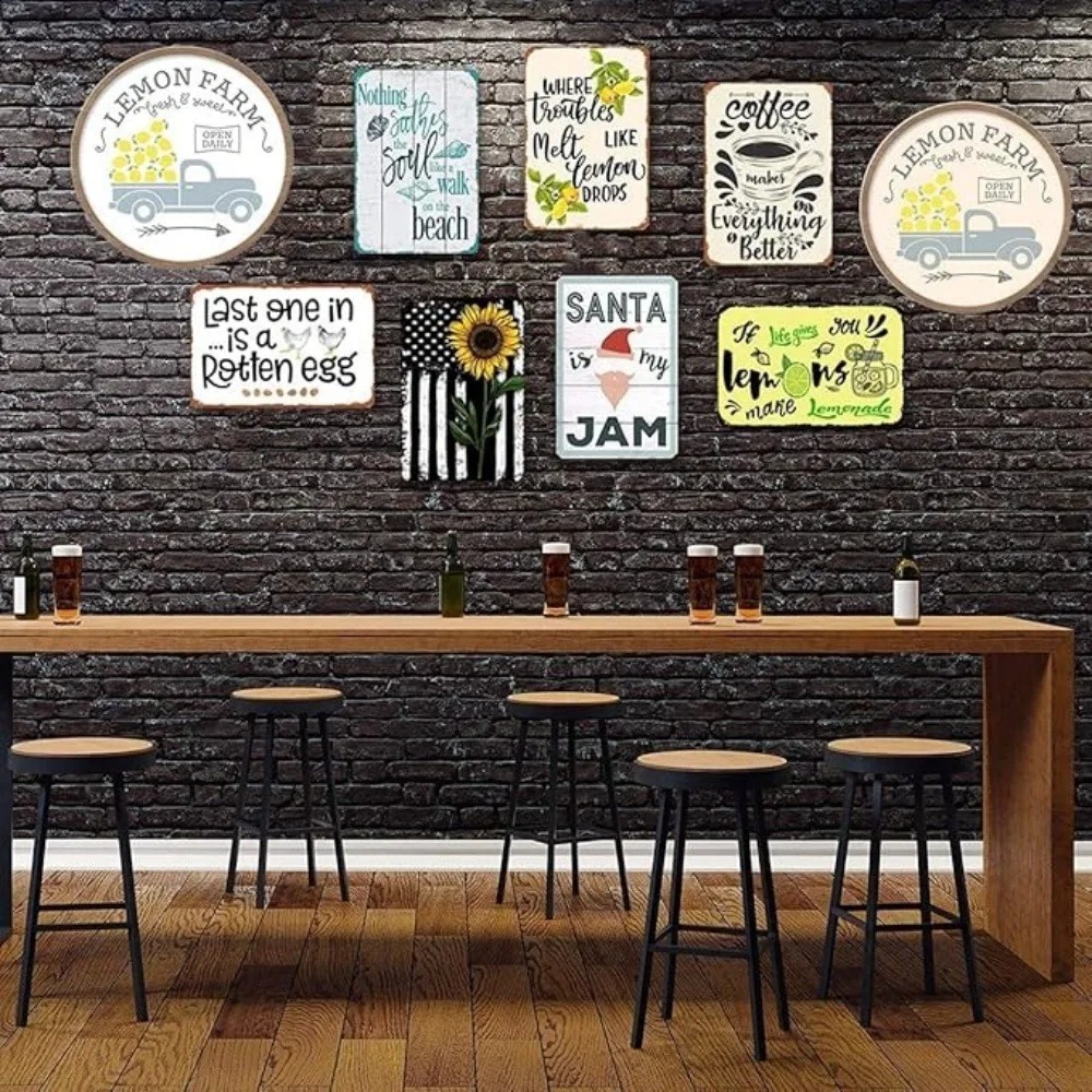 CIFBUY Seni Dinding Aluminium  - Tech Office Wall Decor ulasan dan harga