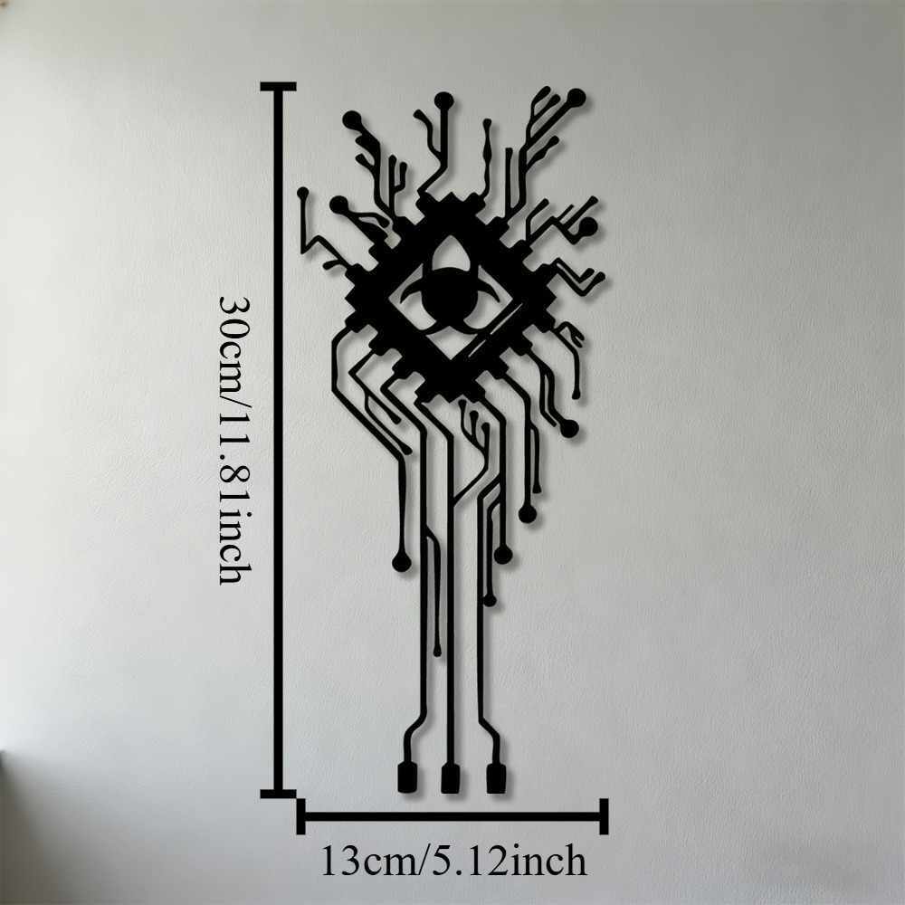 Seni Dinding Logam Modern Bert - Tech Office Wall Decor ulasan dan harga