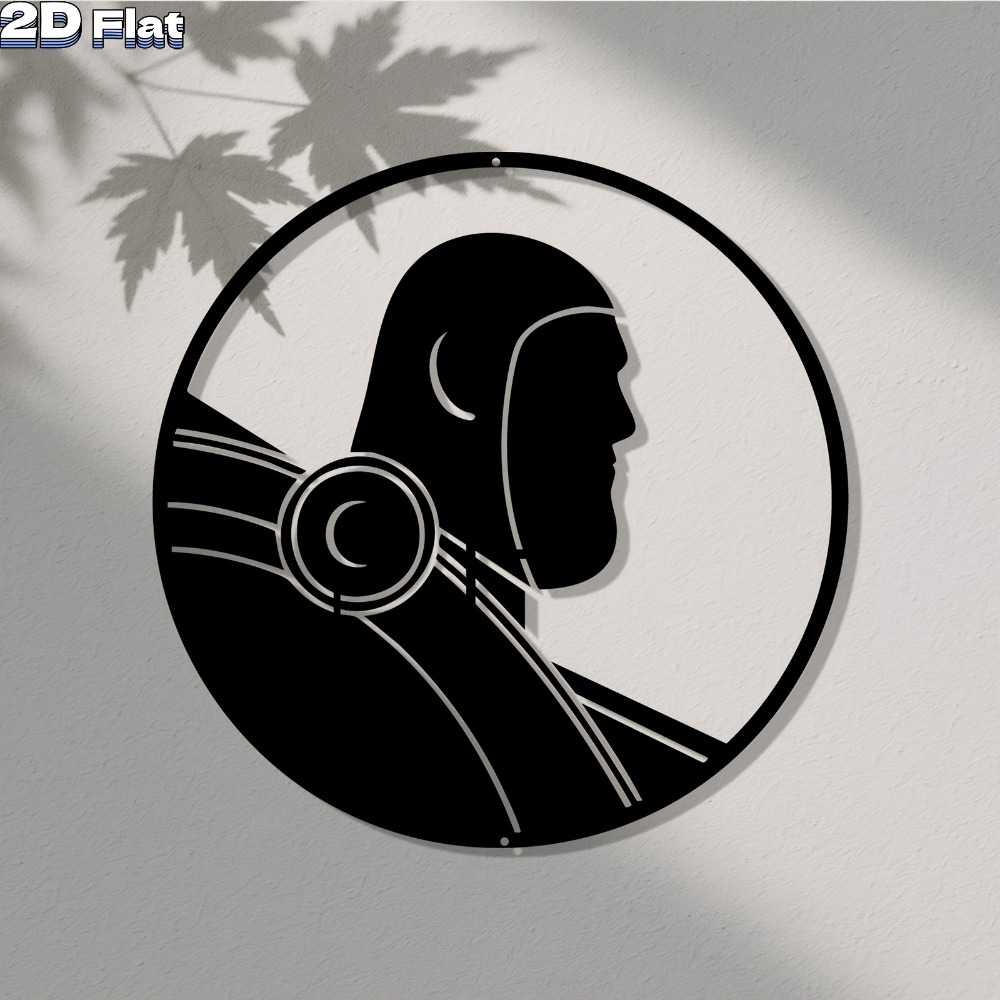 1pc Seni Dinding Plat Aluminiu - Tech Office Wall Decor ulasan dan harga