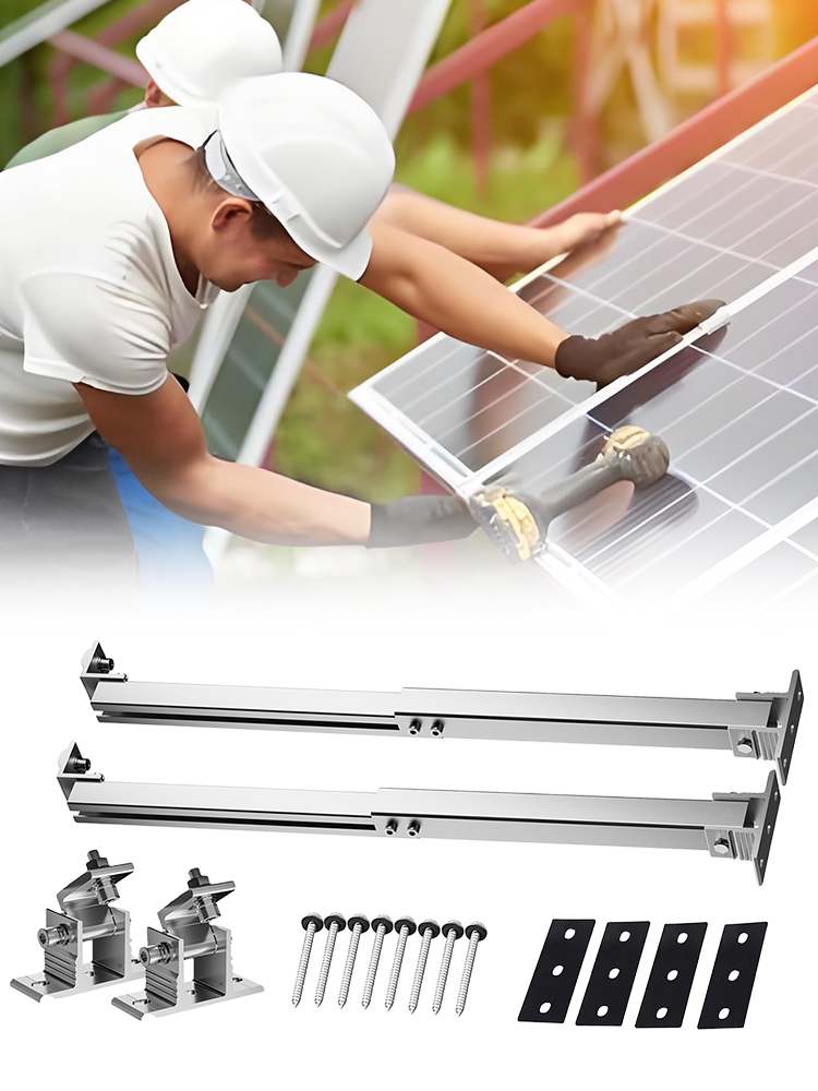 Braket Panel Surya yang Dapat  - Flat Panel Mount Tilt ulasan dan harga