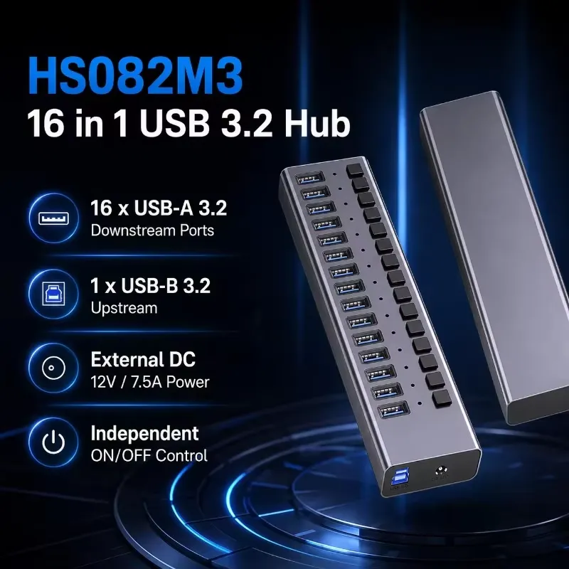 AP01 untuk Hub USB 3.2 Gen2 16 - Multi Port Usb Hub ulasan dan harga
