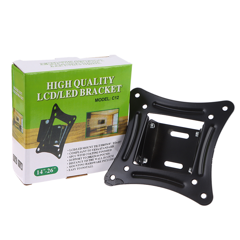Baru 1Set 14-27 Inci Dudukan T - Flat Panel Mount Tilt ulasan dan harga