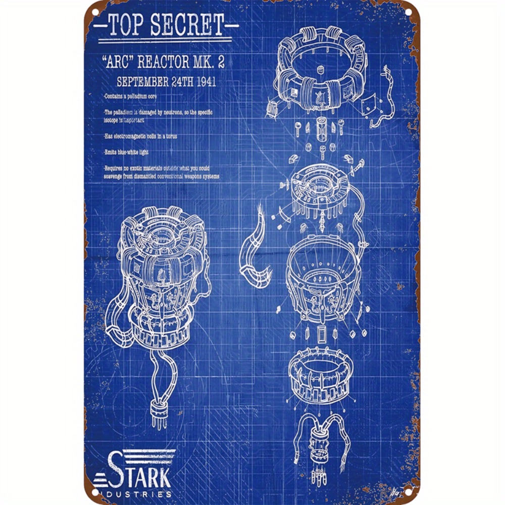 CIFBUY Retro Industrial 2D Fla - Tech Office Wall Decor ulasan dan harga