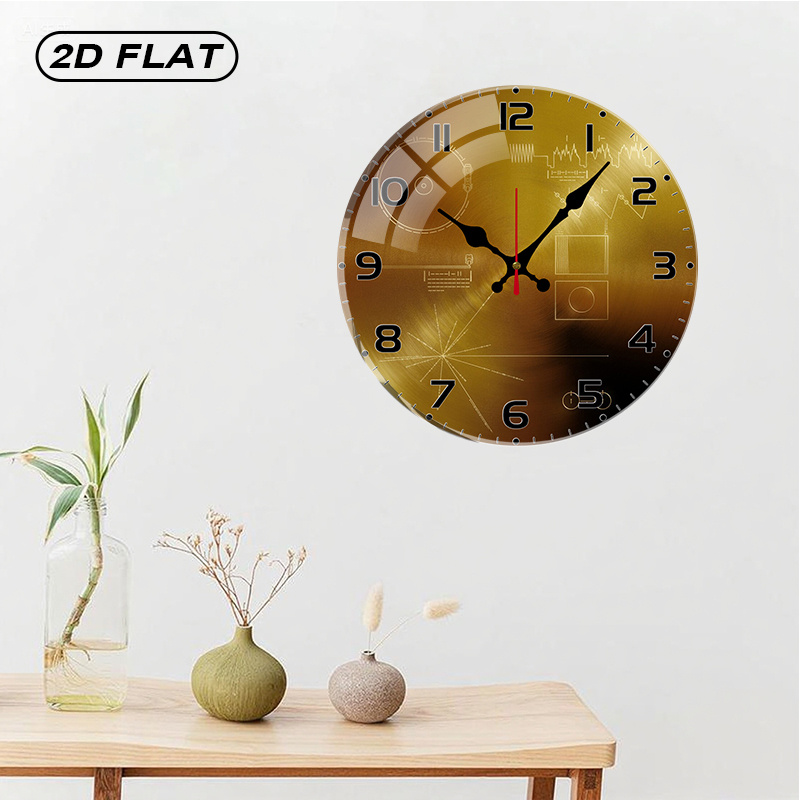 Jam Dinding Akrilik Bulat Gaya - Tech Office Wall Decor ulasan dan harga