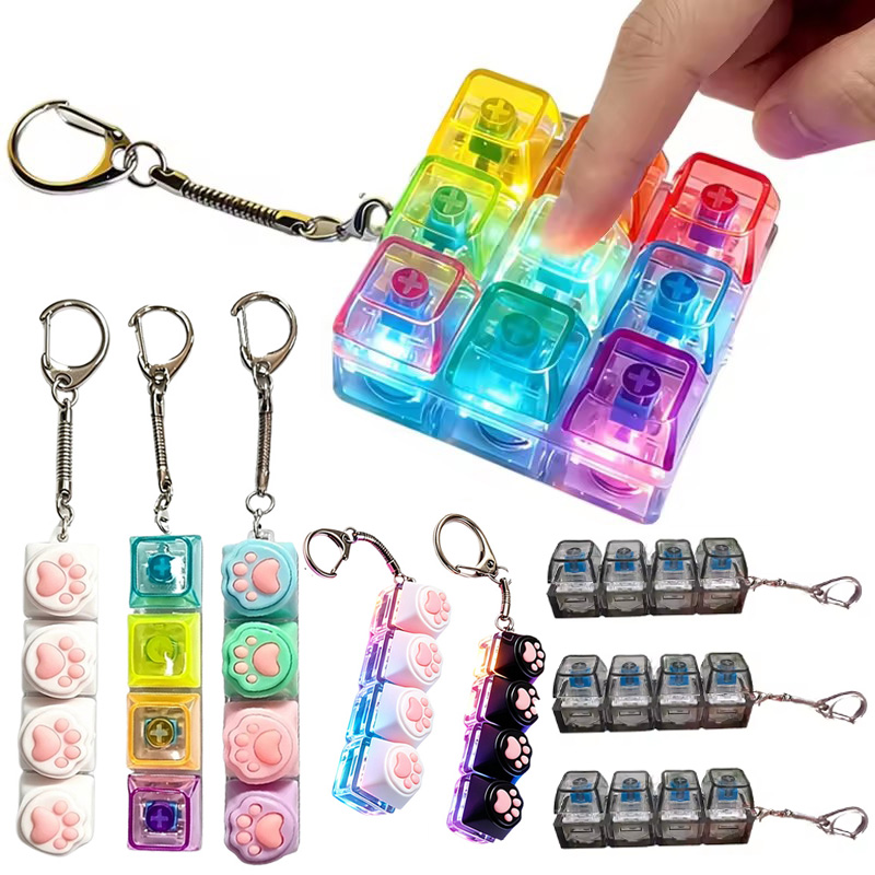Gantungan Kunci Keyboard LED B - Office Tech Accessories ulasan dan harga