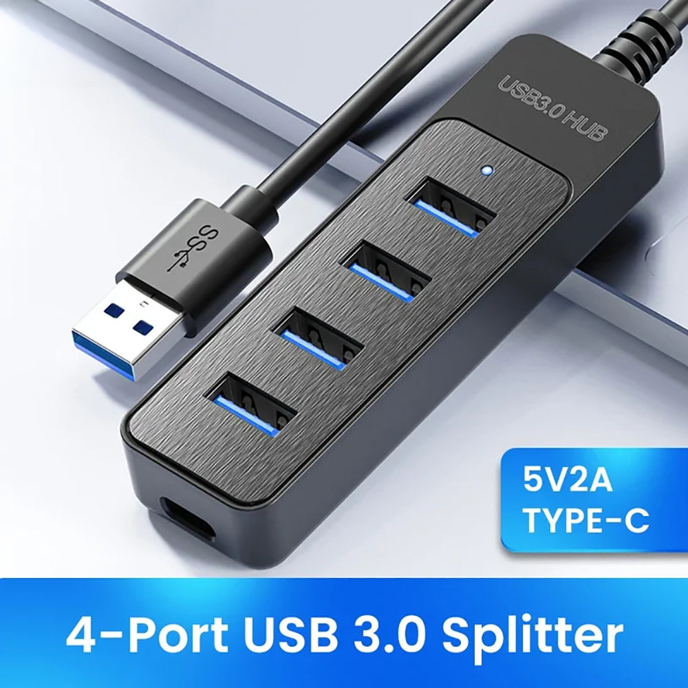 Adaptor Daya USB 3.0 4 Port Hu - Multi Port Usb Hub ulasan dan harga