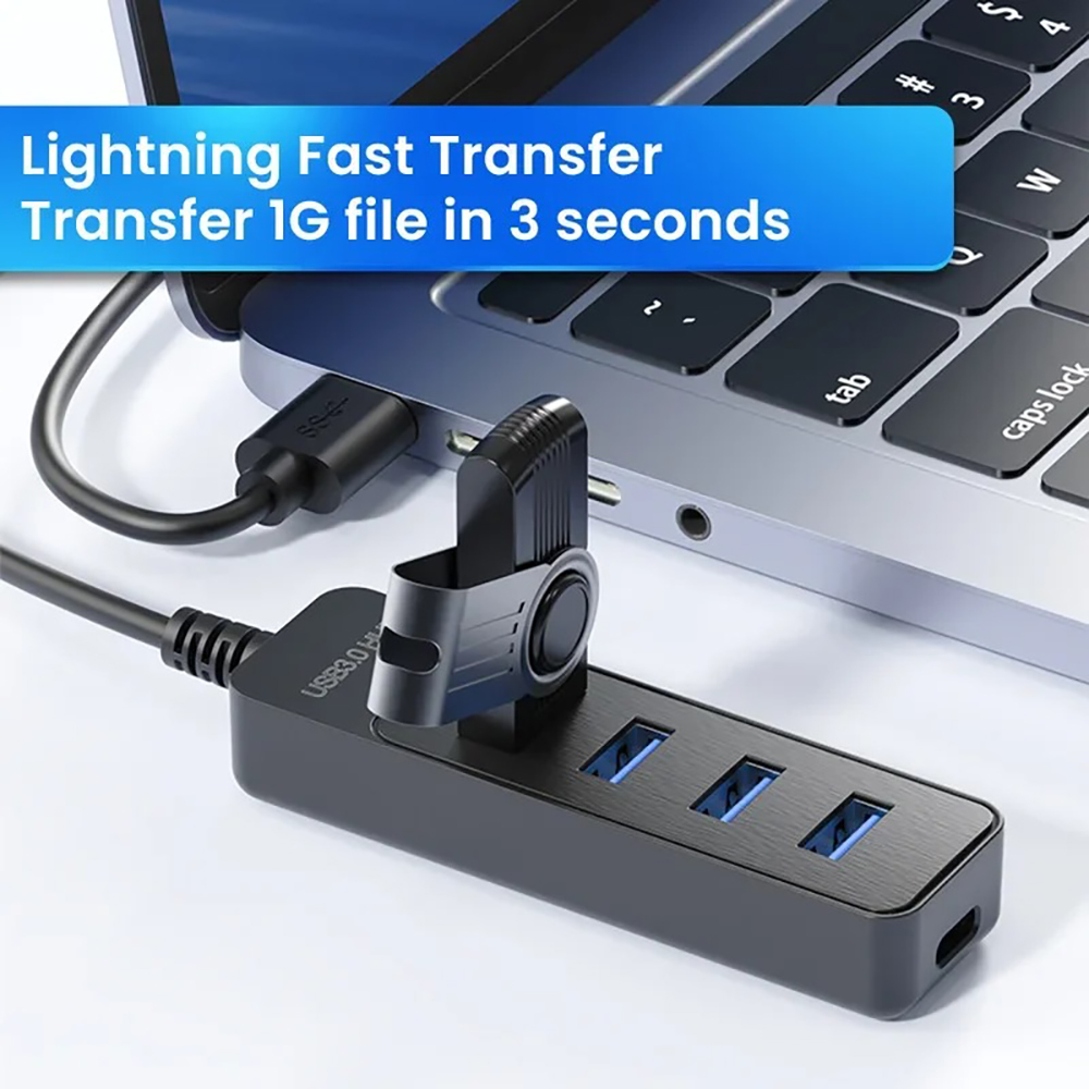 Adaptor Daya USB 3.0 4 Port Hu - Multi Port Usb Hub ulasan dan harga