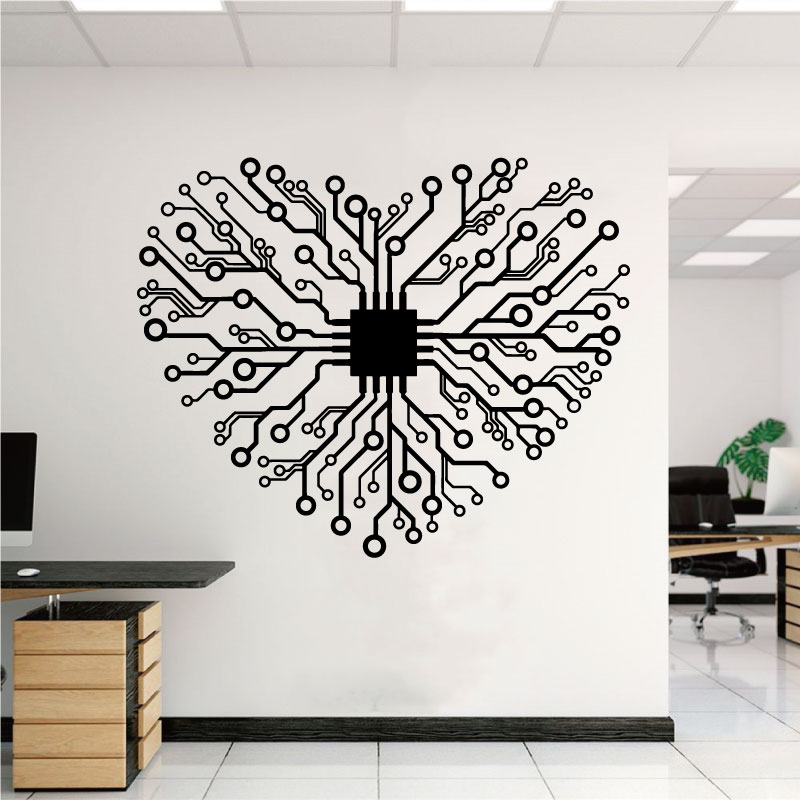 Cinta Chip Teknologi Perusahaa - Tech Office Wall Decor ulasan dan harga