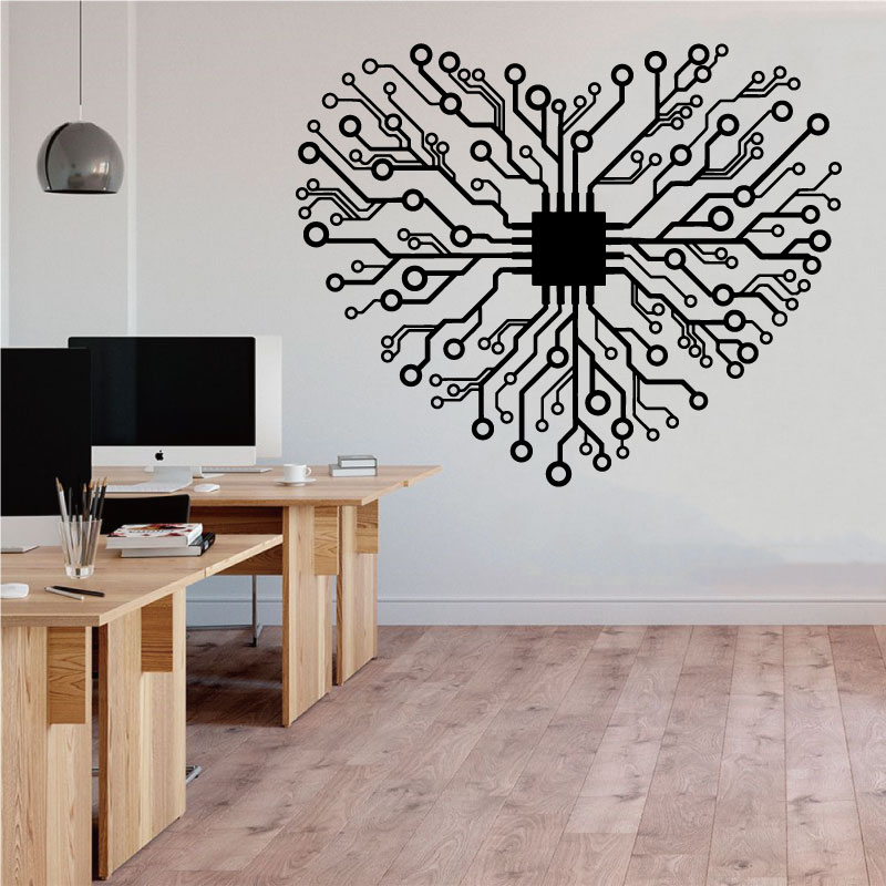 Cinta Chip Teknologi Perusahaa - Tech Office Wall Decor ulasan dan harga