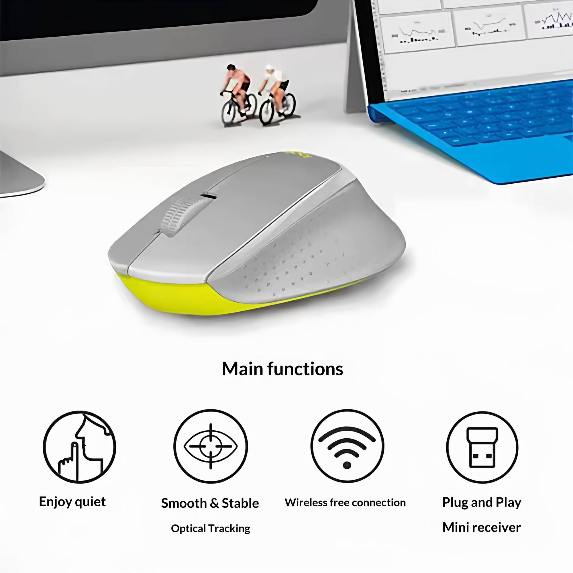Logitech M330 Silent Wireless  - Tech Office Environment ulasan dan harga