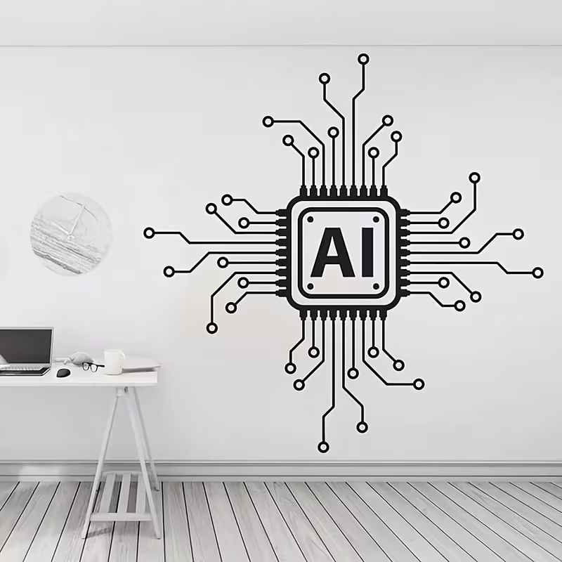 Stiker Dinding Vinyl Papan Sir - Tech Office Wall Decor ulasan dan harga