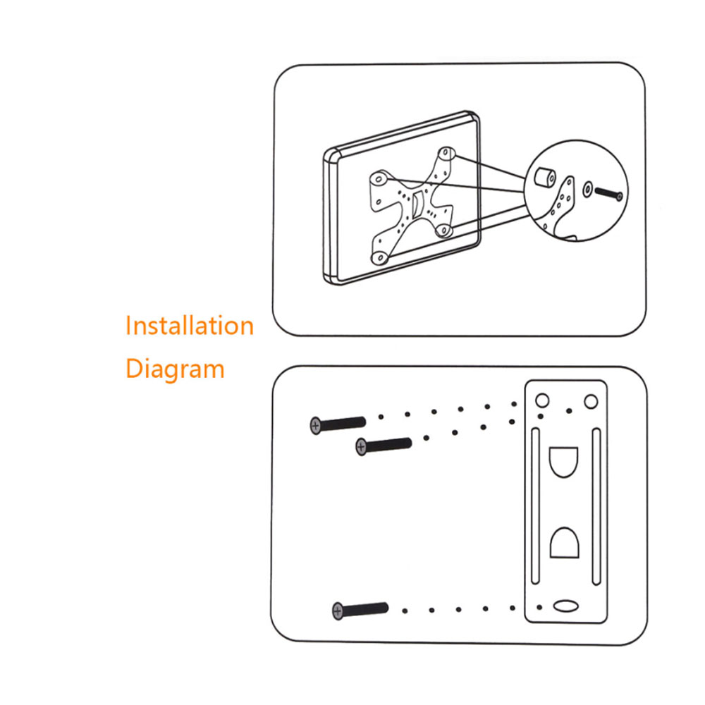 Braket Pemasangan Dinding TV B - Flat Panel Mount Tilt ulasan dan harga