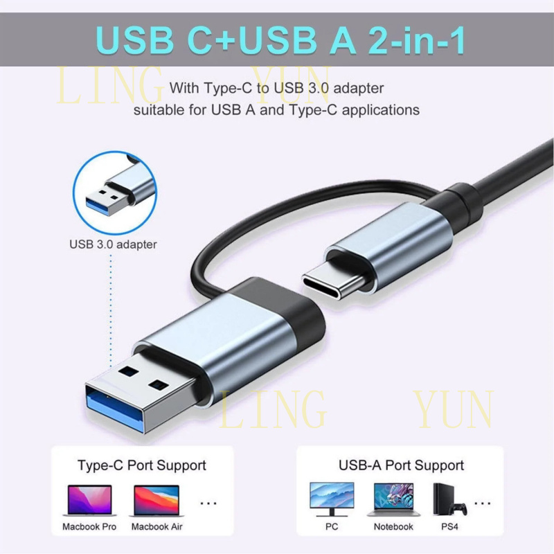 Z Type C HUB USB HUB USB 3.0 U - Multi Port Usb Hub ulasan dan harga