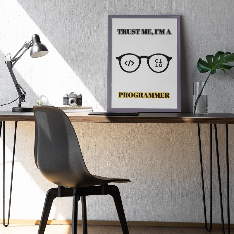 Poster Programmer Lucu Error 4 - Office Tech Software ulasan dan harga